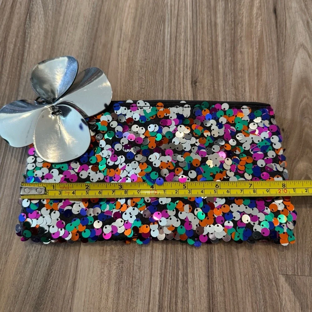 MAC Cosmetics Multicolor Sequin Cosmetic Clutch
